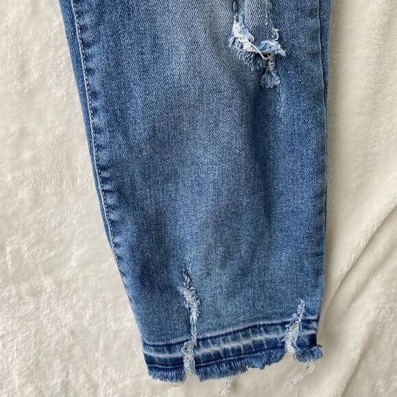 Judy blue Jeans Straight fit size 13 31 blue distressed Style JB82436MD - Picture 14 of 15